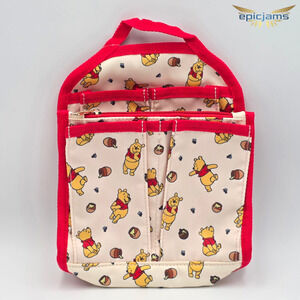 Disney Winnie the Pooh Hunny Pot Bee AOP Mini Backpack Bag Organizer New